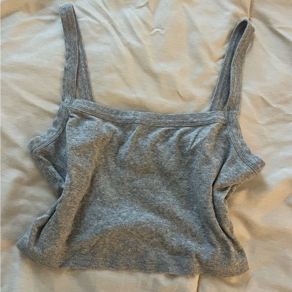 FOREVER 21 grey tank top